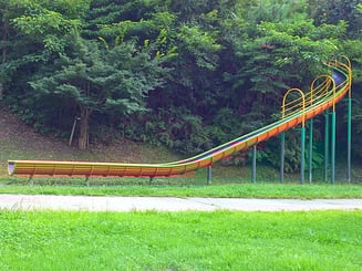 ★高得点！No19大分市佐野植物公園の滑り台