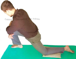 étirement psoas ostéopathie ostéopathe arènes toulouse