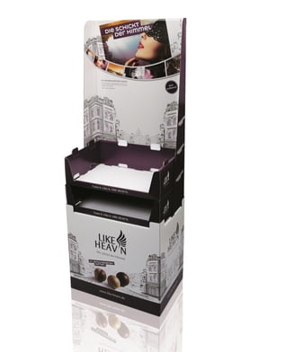 Manufacturer POS Display. Attractive advertising & sales displays made of corrugated board: Whether pallet, shelf, counter or floor displays. RATTPACK® POS manufacturer - pallet display