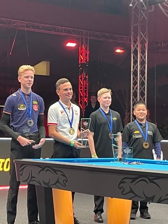 『世界ジュニア』では銅メダル獲得　写真提供：本人