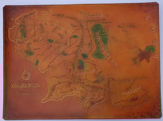 Carte de la Terre du Milieu A3