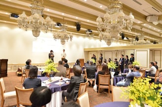 受賞時の会場の様子