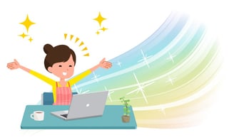 ホームページを作成できて嬉しい人