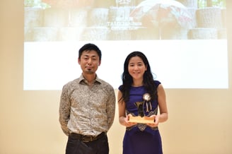 審査員の松尾さんとの記念の一枚