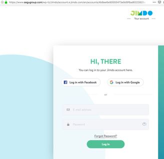 ジンドゥーを装ったログイン画面