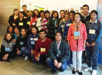 TeilnehmerInnen des 3-tägigen Workshops bei Cisol in Loja
