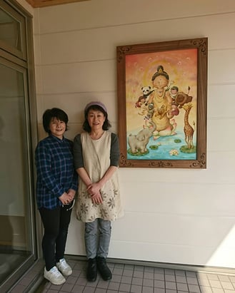 ののさま　幼稚園　壁画