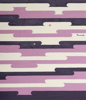 BEYOND THE SKY  7   455mm*530mm   F10   2022  acrylic on canvas, wood