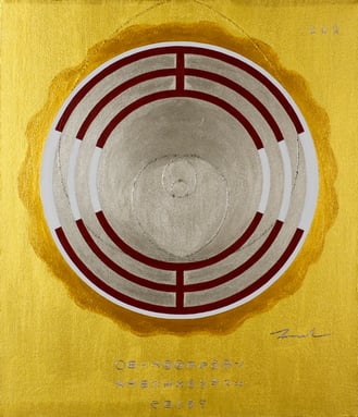 LUCKY CHARM  2  455mm×530mm  F10   Acrylic,   2018