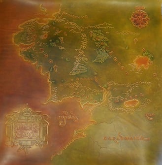 Carte de la Terre du Milieu