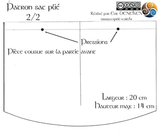 Patron sac plié 2/2