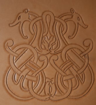 Repoussage du motif celte