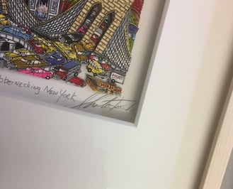 Passepartout mit alterungsbeständigen Materialien hergestellt 