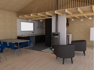 Visualisierung Küche Stand Januar 2021