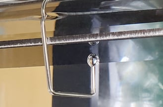 液中での気体の接触角測定事例