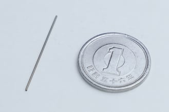 25GのSUS針。外径φ0.51mm。
