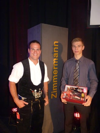 Jürg und Remo an der Diplomfeier