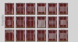 Mamparas ducha serigrafiadas