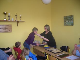 Diana Kiwitz für 25 Jahre passive Mitgliedschaft