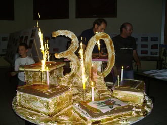 Le magnifique gateau des 30 ans