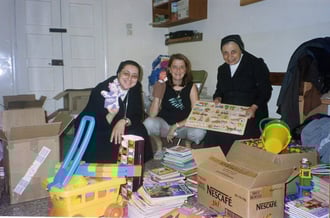 Soeur Pélagie et soeur Mélanie