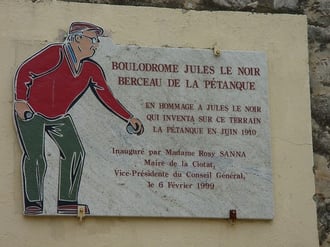 Das Boulodrome in La Ciotat. Hier begann die Geschichte des Pétanque: