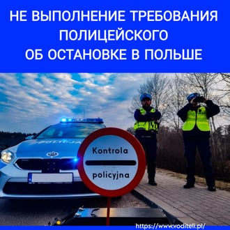 Дорожный контроль в Польше