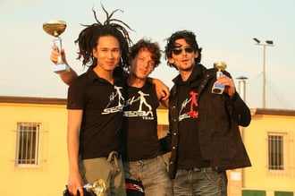 Mens Freestyle Battle Podium - Credit: Yann Wong