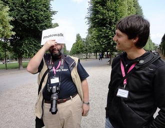 Photowalk Augarten, Robert Lender und Andreas Hafenscher