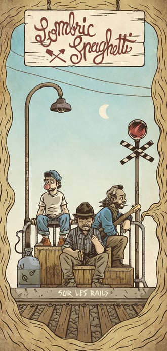 affiche Sur les rails réalisée par TomCHKP