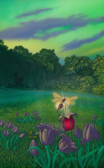 "La planète fleurs" by John Boyd - Présence du futur, Denoël Editions. 37,8 x 23 cm - 790€