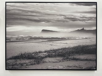 'Storm' 120 x 80cm Canvas with black floating frame SOLD