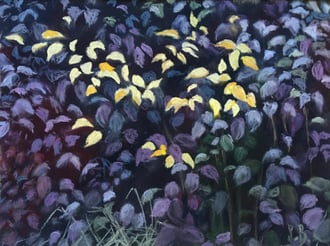 Première gelée Pastel 29x21  Sylvie Berman artiste peintre