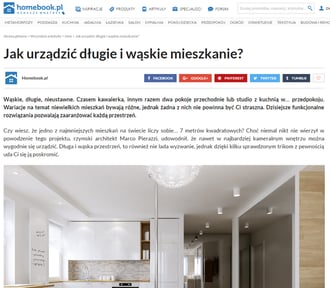 Jak urządzić długie i wąskie mieszkanie?  architektura wnętrz kraków