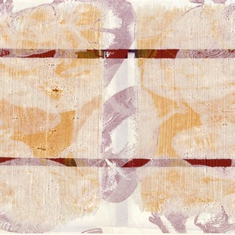 Serigraphie, Acryl, Eisen auf c-print, 20 x 30 cm