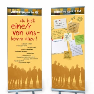 AKIS- Selbsthilfegruppe: Roll-up-Display 
