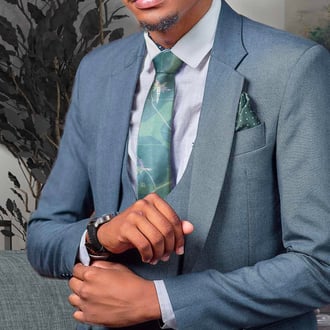 加賀友禅デジタルアート・ベクターデジタルデザイン和柄ネクタイ