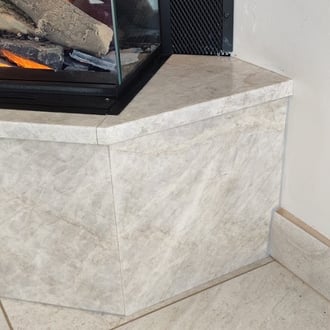 Cheminée en quartzite Taj Mahal