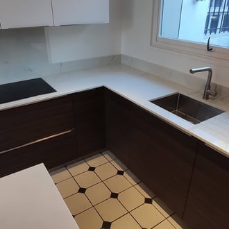 Plan de travail de cuisine en Dekton - référence Tundra 19