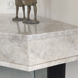 Cheminée en quartzite Taj Mahal