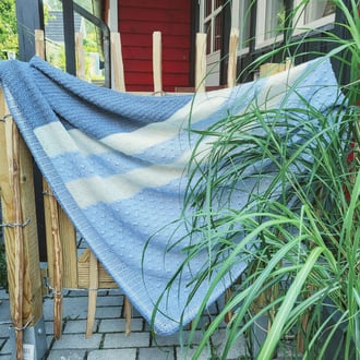 Strickanleitung | KüstenStreifenTuch