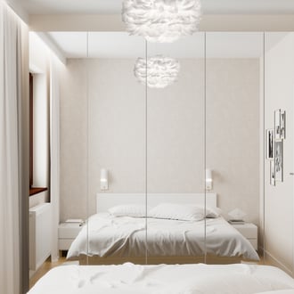 Projekt taniej sypialni