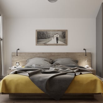 Skandynawska sypialnia