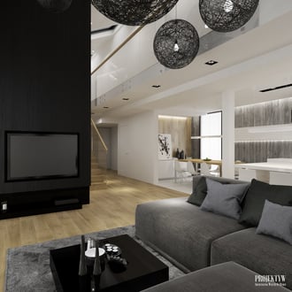 Projekt wnętrz domu jednorodzinnego w Rzeszowie