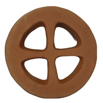 Décoration murale grille aération croix diamètre 15,5