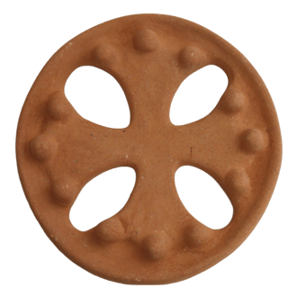 Décoration murale Croix Rosace diamètre 33