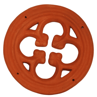 Décoration murale Rosace diamètre 28 existe avec ou sans boules