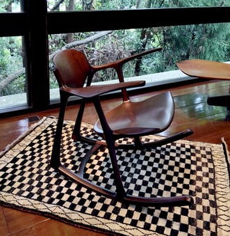 ロッキングチェア　（藤井慎介）木の椅子展