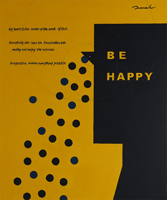 HAPPY GACHA  4   380mm*455mm   F8   2021  acrylic on canvas, wood