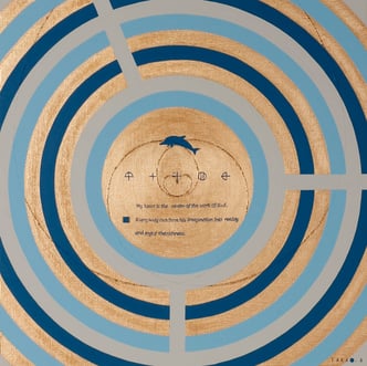 MU'S  HAWAII  3  530mm×530mm  S10   Acrylic, wood   2017